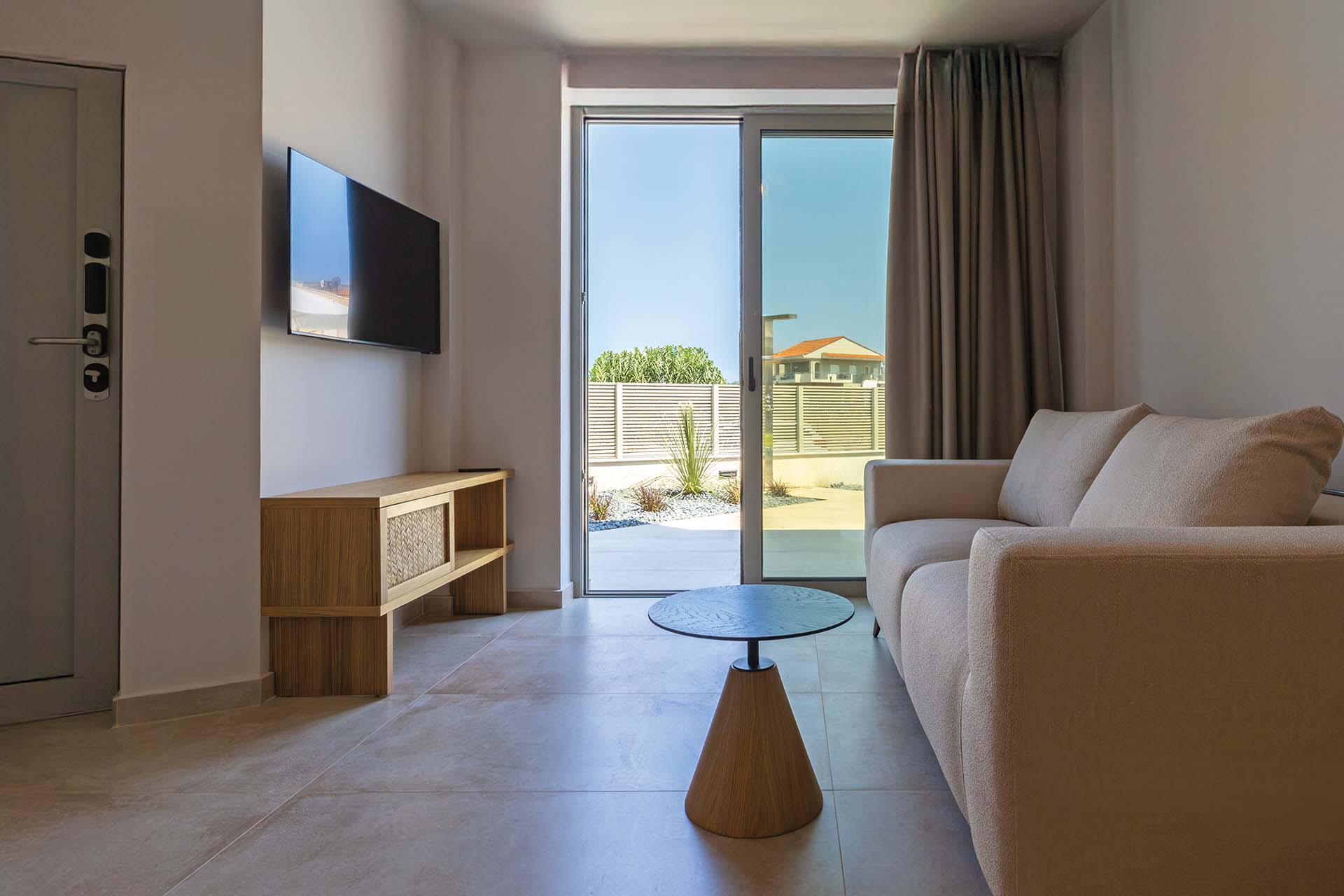 Superior Suite Living Room Sofa and Tv